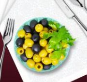 Маслины, оливки с зеленью