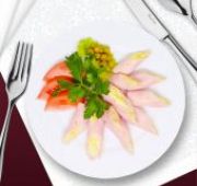 Рулетики из ветчины