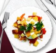 Салат с копченой курочкой